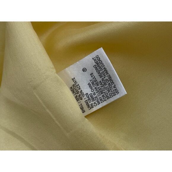 Alex Marie Yellow Sheath Dress with Beaded Neckline Size 6 - Picture 11 of 11